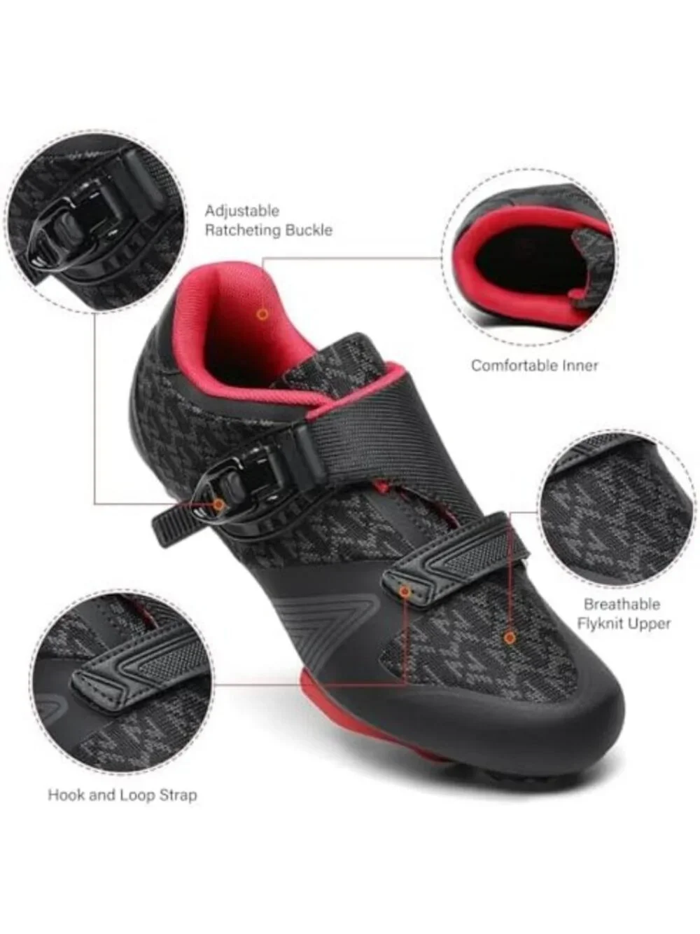 Unisex Cycling Shoes for Peloton & SPD Bikes - Comfortable, Durable, Lightweight